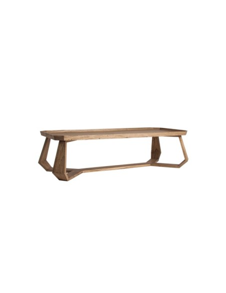 Mesa de Centro BUSHEY 140x60 cm, Madera / Natural, Marrón - Kodu Home Design