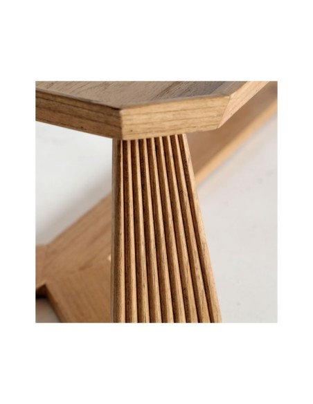 Mesa de Centro BUSHEY 140x60 cm, Madera / Natural, Marrón - Kodu Home Design