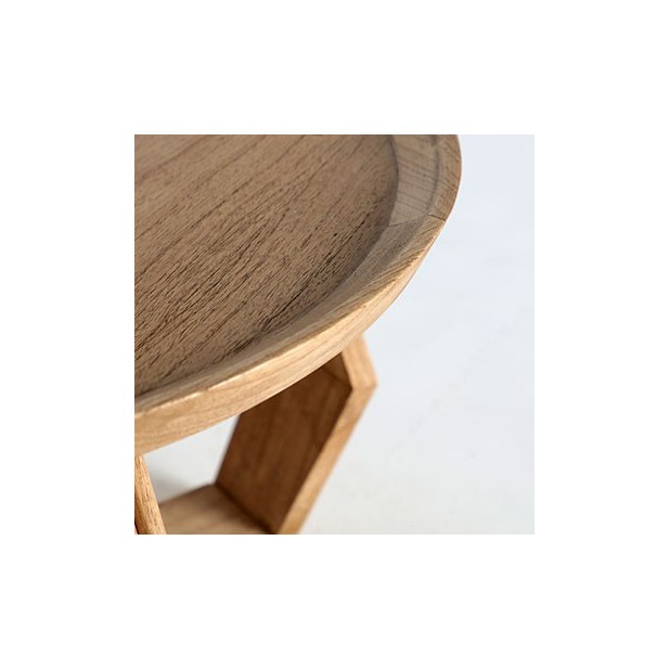 Mesa de Centro BUSHEY Ø77x40 cm,...