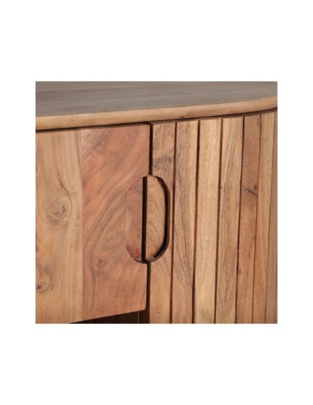 Mesita de Noche BLESLE, Madera / Marrón - Kodu Home Design