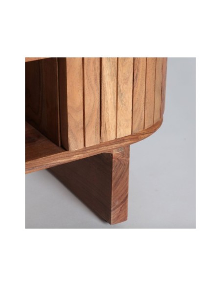 Mesita de Noche BLESLE, Madera / Marrón - Kodu Home Design