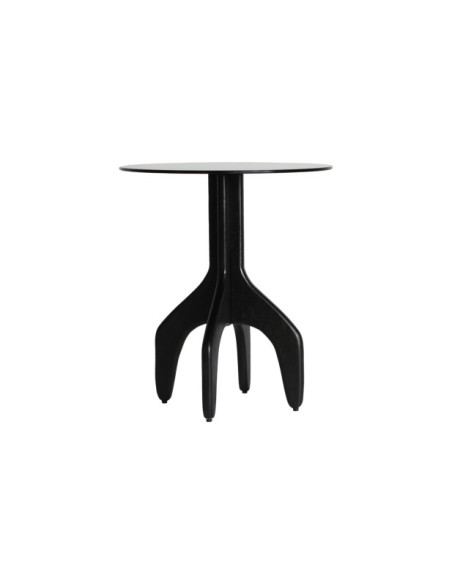 Mesa Aux BICKERTON Ø50x51 cm, Mango / Negro - Kodu Home Design; 34775