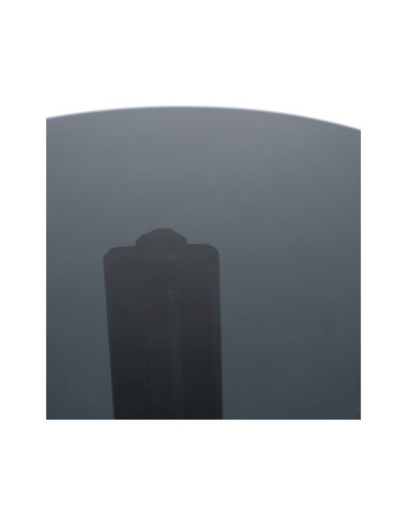 Mesa Auxiliar BICKERTON Ø50x51 cm, Mango / Negro - Kodu Home Design