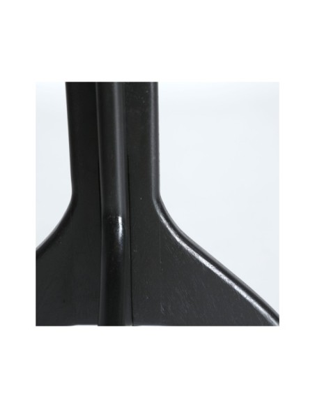 Mesa Auxiliar BICKERTON Ø50x51 cm, Mango / Negro - Kodu Home Design