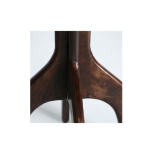 Mesa BICKERTON Ø50x51 cm, Mango/Negro, Marrón - Kodu Home Design 34776 2