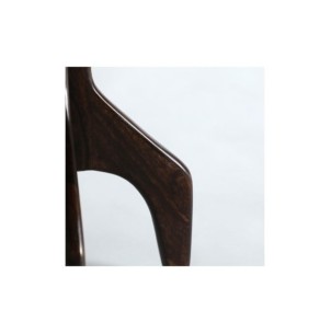 Mesa BICKERTON Ø50x47cm, Mango/Negro, Marrón - Kodu Home Design; 34777 2