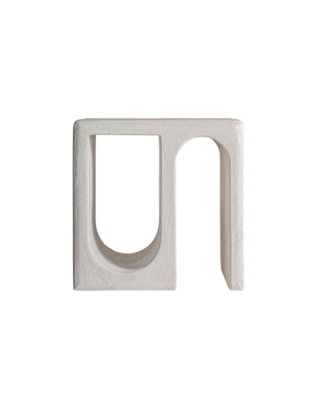 Mesa Auxiliar ARNSBERG, DM / Blanco Roto, Blanco - Kodu Home Design