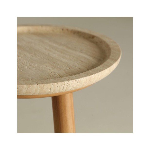 Mesa Auxiliar VIDEIX Ø43x58 cm,...