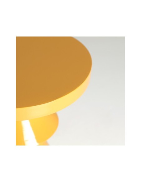 Mesa Auxiliar OLTEN, Hierro / Naranja - Kodu Home Design