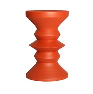 Mesa Auxiliar THUN, Hierro / Naranja - Kodu Home Design