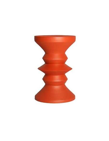 Mesa Auxiliar THUN, Hierro / Naranja - Kodu Home Design