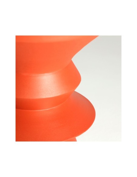 Mesa Auxiliar THUN, Hierro / Naranja - Kodu Home Design