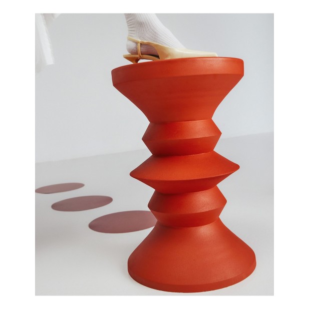 Mesa Auxiliar THUN, Hierro / Naranja...