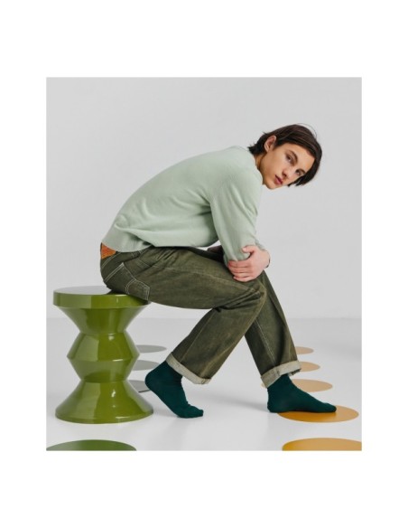 Mesa Auxiliar ZUG, Hierro / Verde - Kodu Home Design