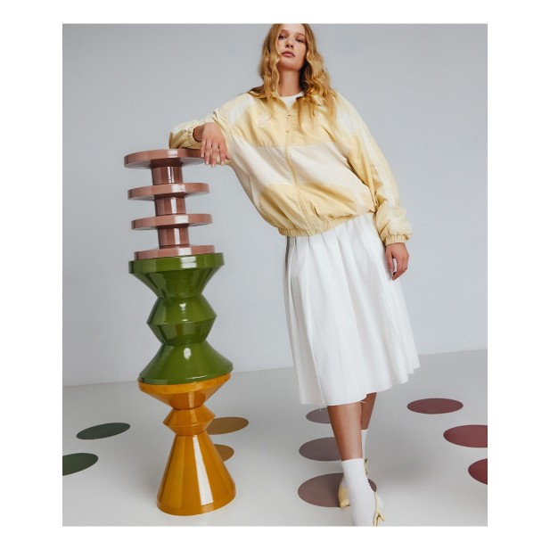 Mesa Auxiliar ZUG, Hierro / Verde -...