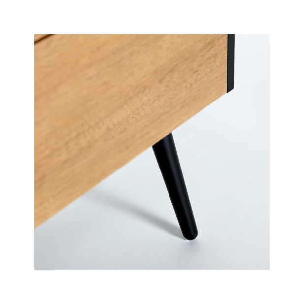 Mesita de Noche BRUSSA, DM / Negro,...