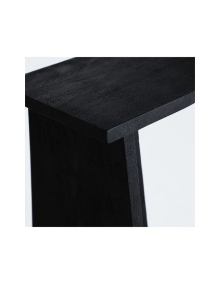 Mesa Auxiliar ZNIN, Mango / Negro - Kodu Home Design