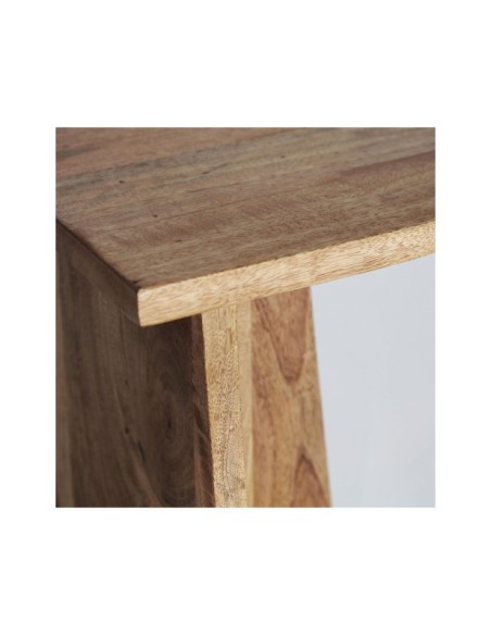 Mesa Auxiliar ZNIN, Mango / Marrón Claro - Kodu Home Design