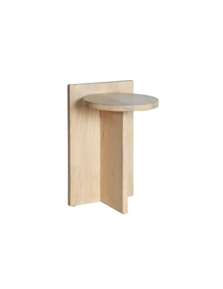 Mesa Auxiliar LESZNO, Mango / Marrón Claro, Natural, Marrón - Kodu Home Design
