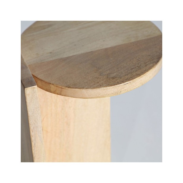 Mesa Auxiliar LESZNO, Mango / Marrón...