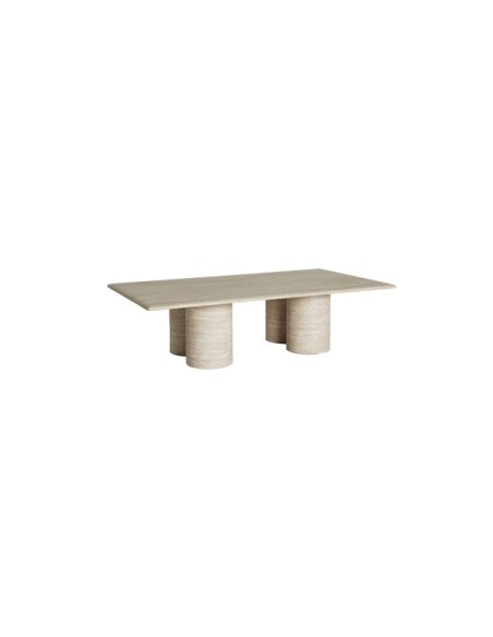 Mesa de Centro LAMBESC, DM / Beige - Kodu Home Design