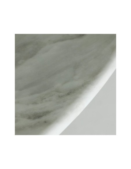 Mesa de Comedor NOTH Ø120 cm, DM / Negro, Blanco - Kodu Home Design