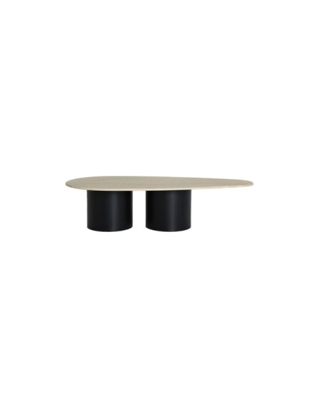 Mesa de Centro GRAMBOIS, DM / Negro, Beige - Kodu Home Design