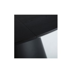 Mesa Extensible LIZANT 160/200x100 cm, Melamina / Negro -... 2