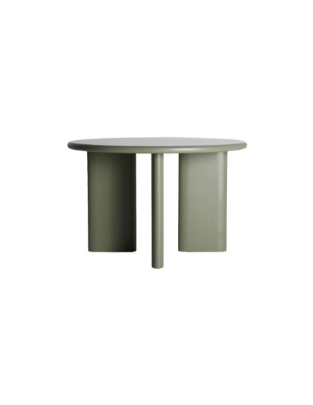 Mesa de Comedor MORLAC Ø119 cm, DM / Verde - Kodu Home Design