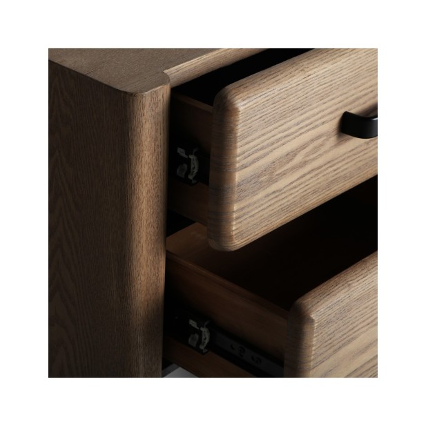 Mesita de Noche BUSK, Madera / Marrón...