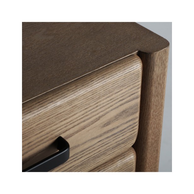 Mesita de Noche BUSK, Madera / Marrón...