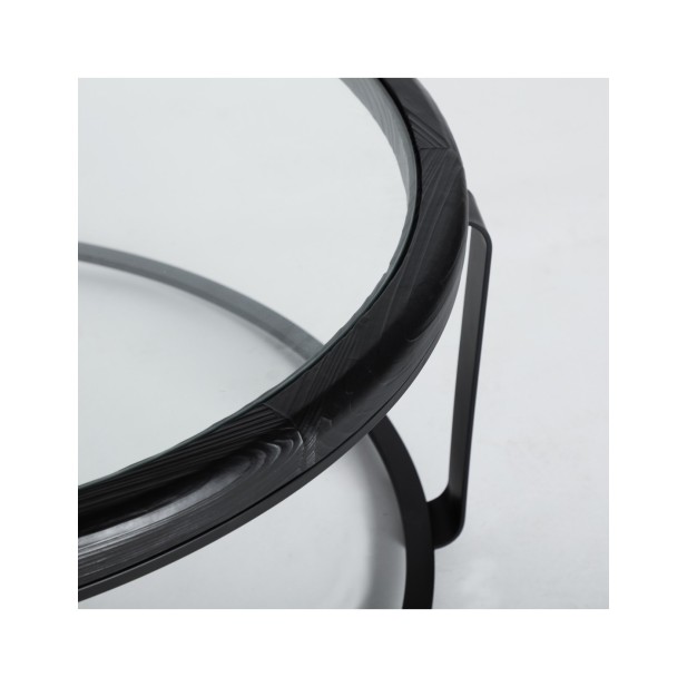 Mesa de Centro KILDE, Madera / Negro...