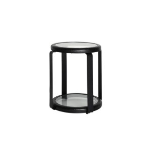 Mesa Auxiliar KILDE, Madera / Negro - Kodu Home Design