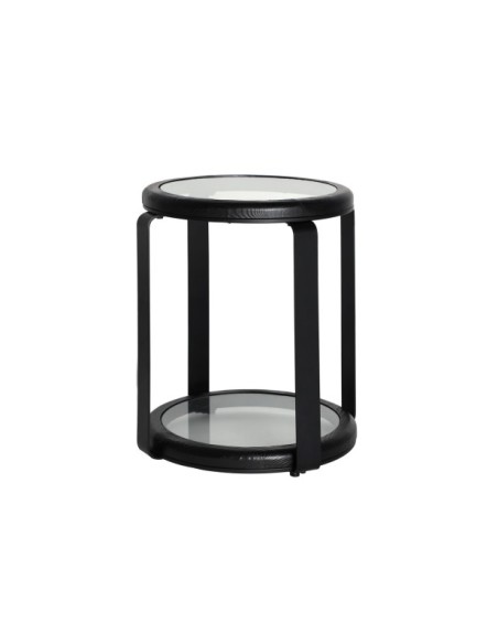 Mesa Auxiliar KILDE, Madera / Negro - Kodu Home Design