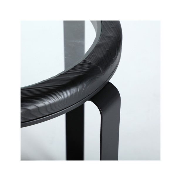 Mesa Auxiliar KILDE, Madera / Negro -...