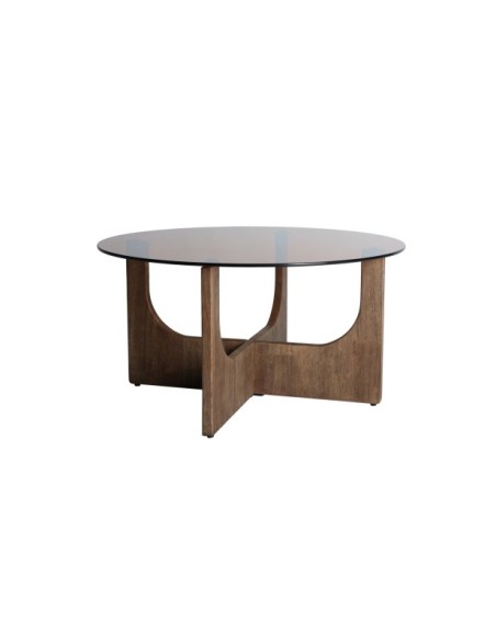 Mesa de Centro LUBECA, Madera / Marrón - Kodu Home Design