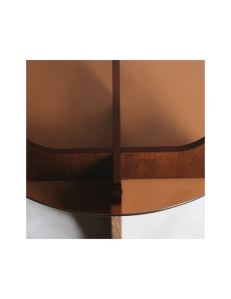 Mesa de Centro LUBECA, Madera / Marrón - Kodu Home Design