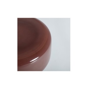 Mesa Auxiliar ALCOUTIM, Vidrio / Marrón - Kodu Home Design 2