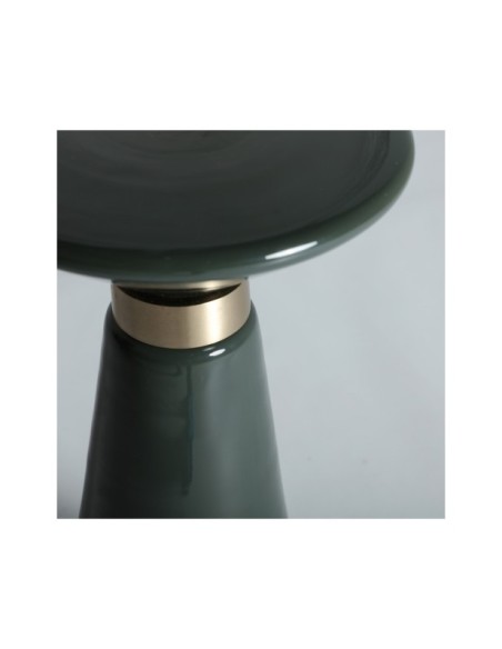 Mesa Auxiliar CASSIS, Vidrio / Verde - Kodu Home Design