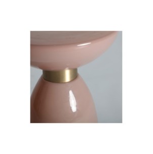 Mesa Auxiliar BELLANO, Vidrio / Rosa Palo, Rosa - Kodu... 2