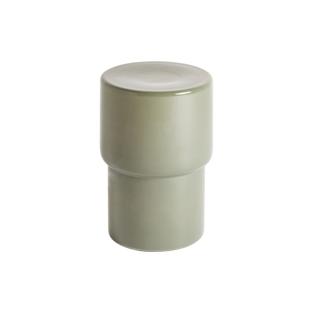 Mesa Auxiliar ERICE, Vidrio / Verde -...