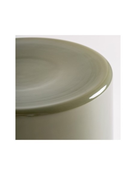 Mesa Auxiliar ERICE, Vidrio / Verde - Kodu Home Design