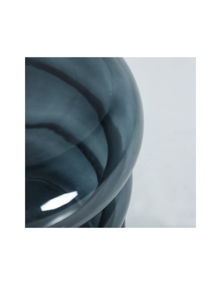 Mesa Auxiliar KOTOR, Vidrio / Azul - Kodu Home Design