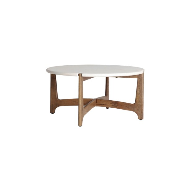 Mesa Auxiliar LAAX Ø80x40 cm, Mango /...