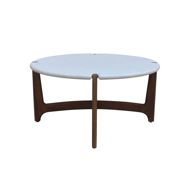 Mesa Auxiliar LAAX Ø80x40 cm, Mango /...