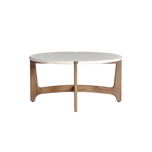 Mesa Auxiliar LAAX Ø80x40 cm, Mango /...