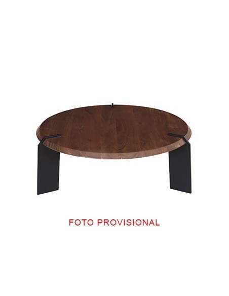 Mesa de Centro SURSEE, Madera / Negro, Marrón - Kodu Home Design