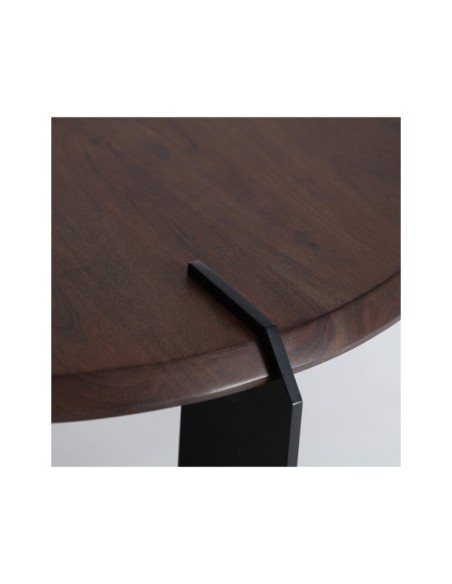 Mesa de Centro SURSEE, Madera / Negro, Marrón - Kodu Home Design