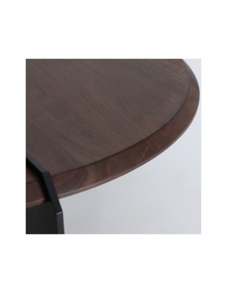 Mesa de Centro SURSEE, Madera / Negro, Marrón - Kodu Home Design