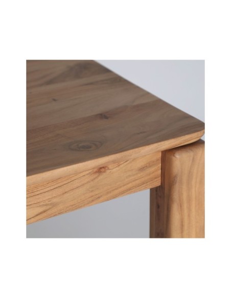 Mesa de Comedor BREIL 100x100 cm, Madera / Marrón Claro, Marrón - Kodu Home Design